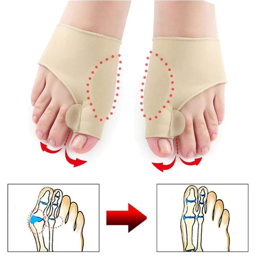 Toe Separator Hallux Valgus Bunion Corrector Hammer Toe Straightener