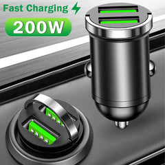 Dual Ports Mini USB Car Charger