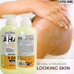 Whitening Body Lotion ALPHA Hydroxy Acids+Vitamin C&E Moisturizing Lightening Body Cream Lotion Skin
