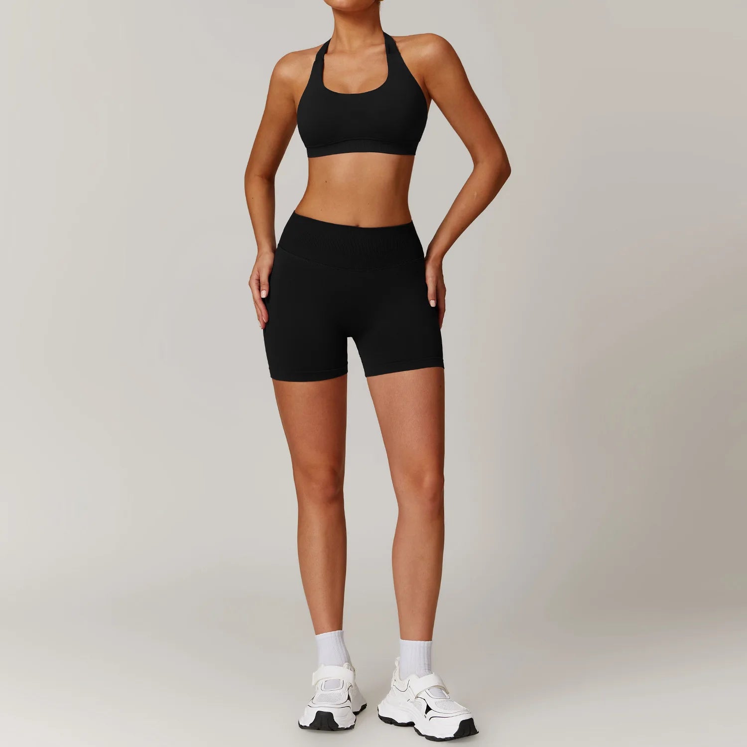 Women Seamless Yoga Set 2PCS Workout Set Sportswear Gym Clothing