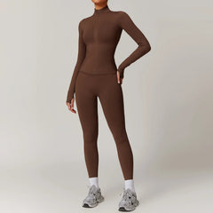 Women Seamless Yoga Set 2PCS Workout Set Sportswear Gym Clothing