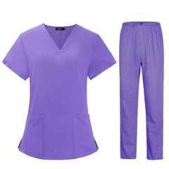Pet Grooming Doctor Uniforms Non-sticky Hair Nurse Women