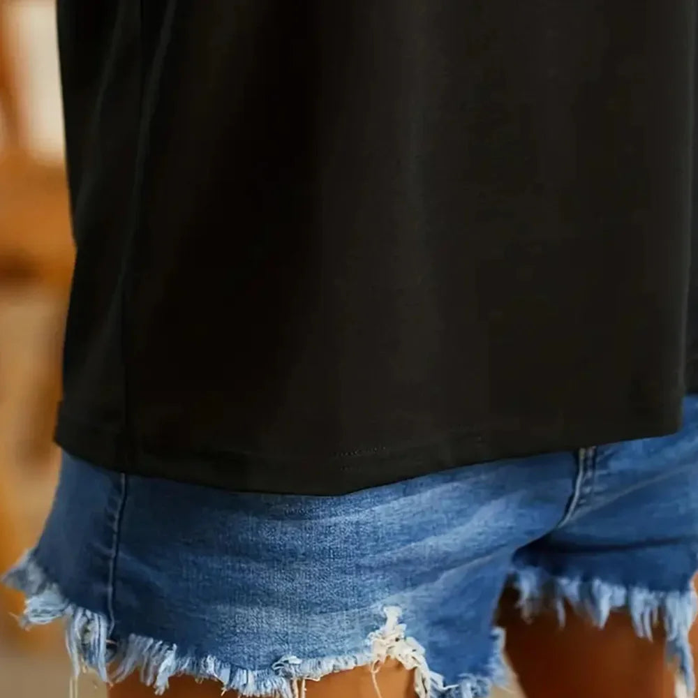 Women's T-shirt Summer Breathable Short Sleeved Dating Fashion Clothing