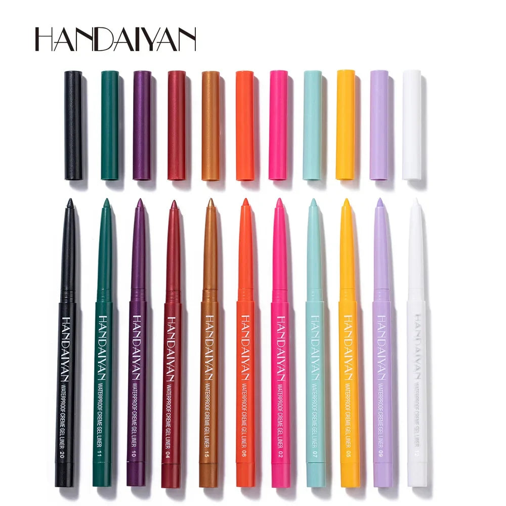 Purple Waterproof Matte Eye Cosmetics EyeLiner Pencil Long Lasting Eye Liner Pencil