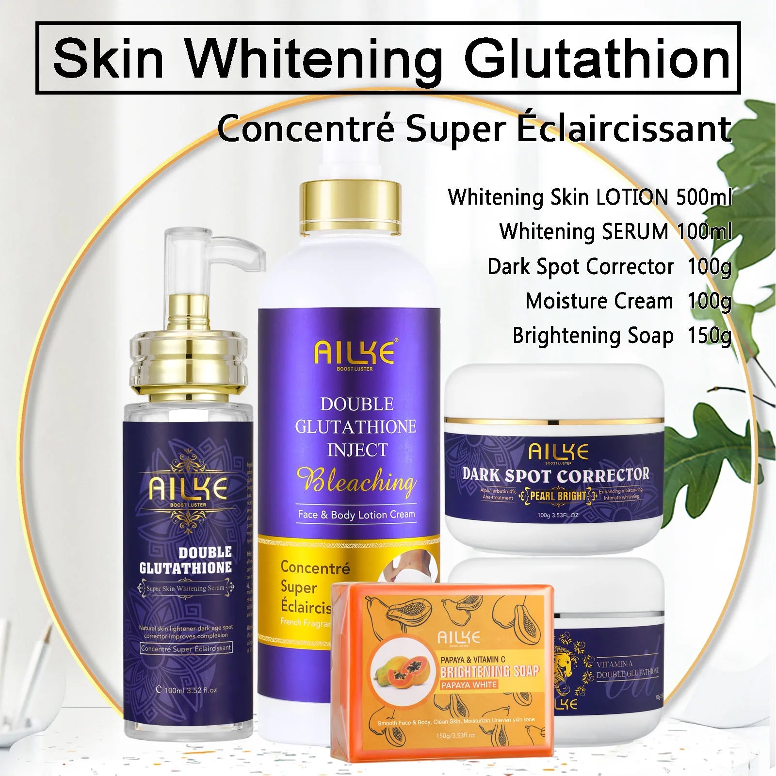 Glutathione Whitening Skin Care, Lightening Cream