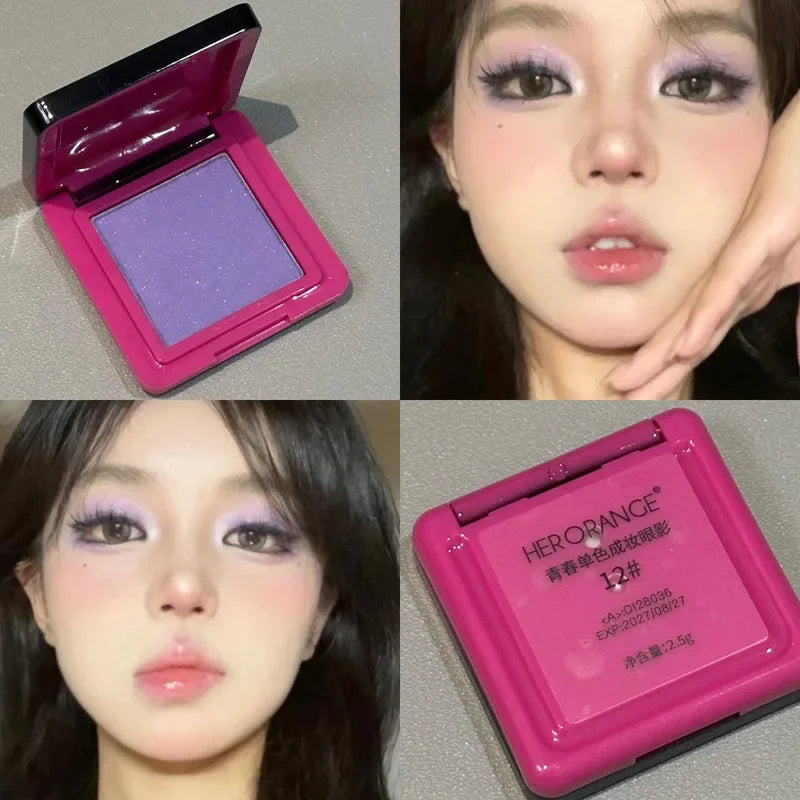 Wild Rose Black Eyeshdaow Palette Matte Glitter Single Color Eyeshadow