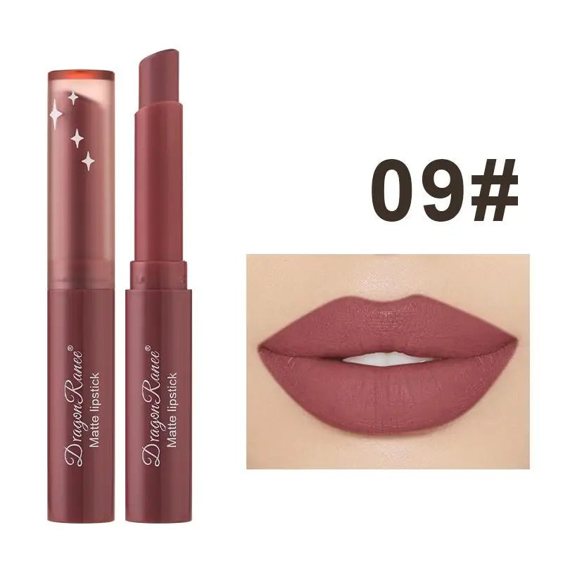 Matte Nude Lipstick 24 Hours Long Lasting Water Resistant Lip Gloss