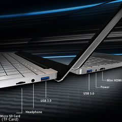 15.6" Intel Laptop – Windows 11 Pro, 12GB RAM, 128GB–1TB SSD, Full HD, HDMI