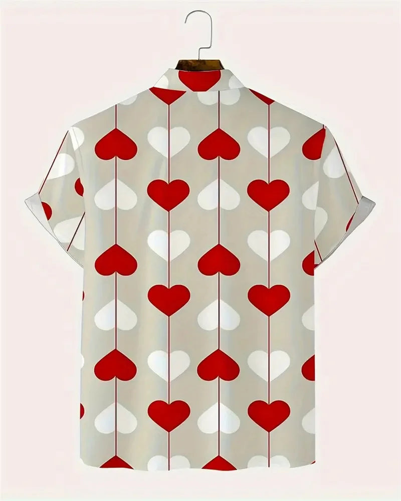 Hawaiian Men's Shirt Luxury Short Sleeve T-Shirt