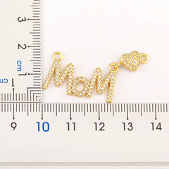 Love Heart Pendant Mother's Day Birthday Party Mom Letter Necklace