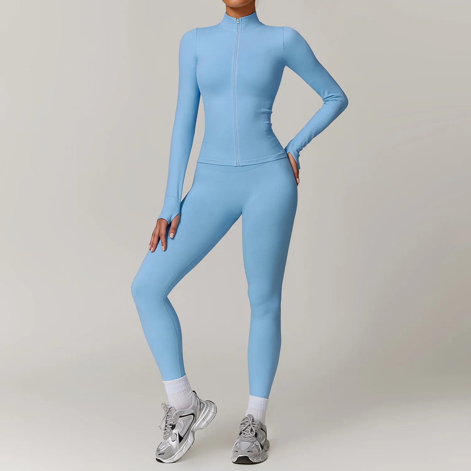 Women Seamless Yoga Set 2PCS Workout Set Sportswear Gym Clothing