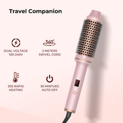 Thermal Brush Heating Curling Iron Brush Volumizing Brush