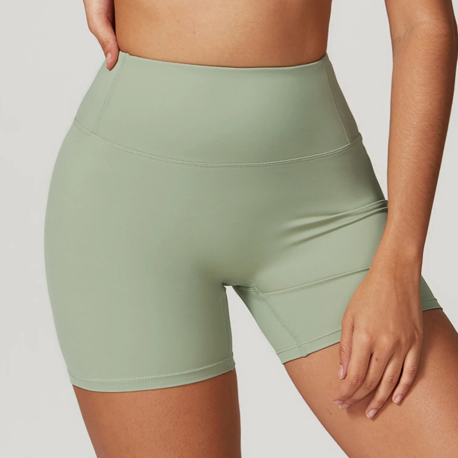 High Waist Workout Shorts Gym Wear Woman Fitness Outfits Yoga Pants