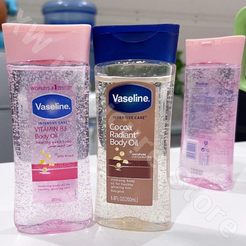 Vaseline Body Care Oil Brightens Skin Tone Improves Dull and Dry Skin Body Gel Oil