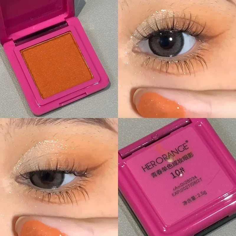 Wild Rose Black Eyeshdaow Palette Matte Glitter Single Color Eyeshadow