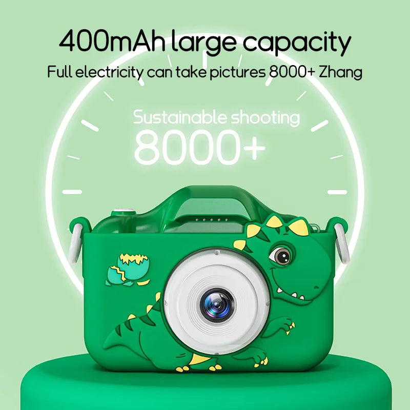 Digital Kids Cameras Toys Mini Children Camera 1080P HD 8x Zoom Dual Camera Boys