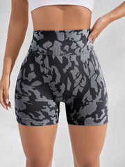 Women Scrunch Butt Lifting High Waist Yoga Gym Seamless Biker Shorts