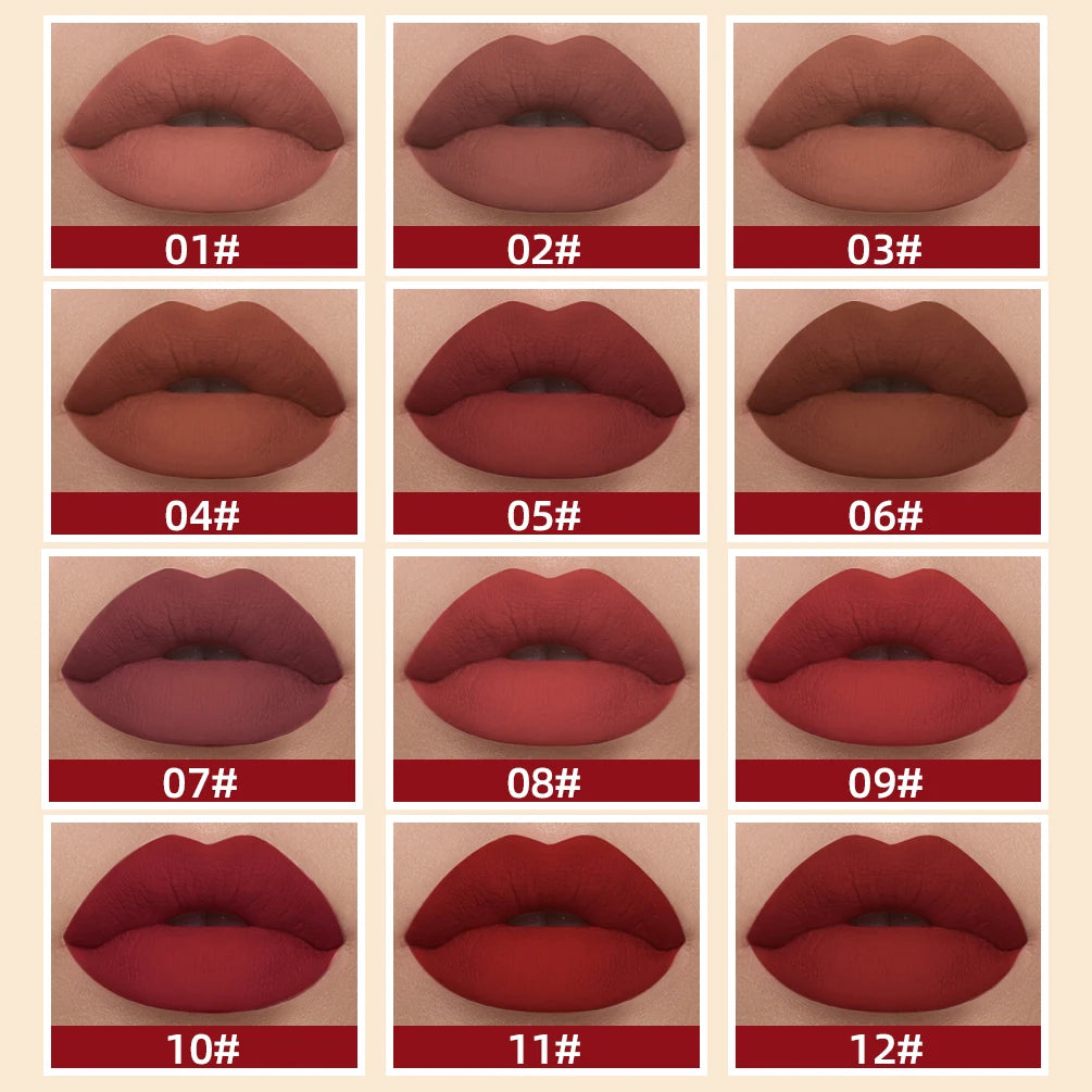Matte Lip Gloss Long-lasting Velvet Lipstick