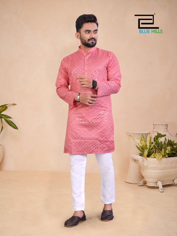 Sultan Heavy Banglori Silk Mens Party Wear Kurta Payjama For All Type Of Functions