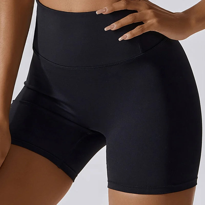 High Waist Workout Shorts Gym Wear Woman Fitness Outfits Yoga Pants