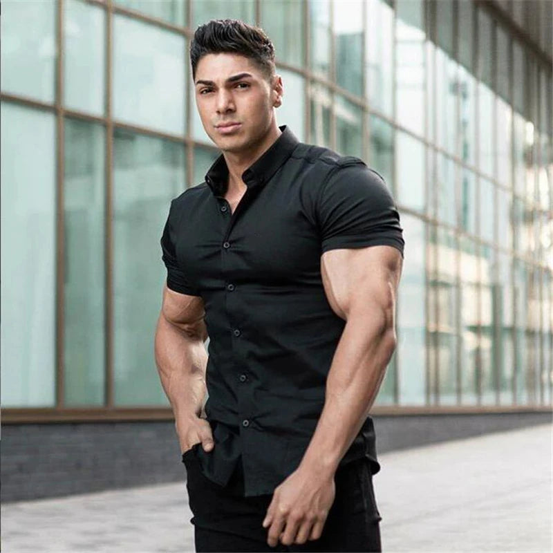 Men's Casual Formal Single-breasted Shirt