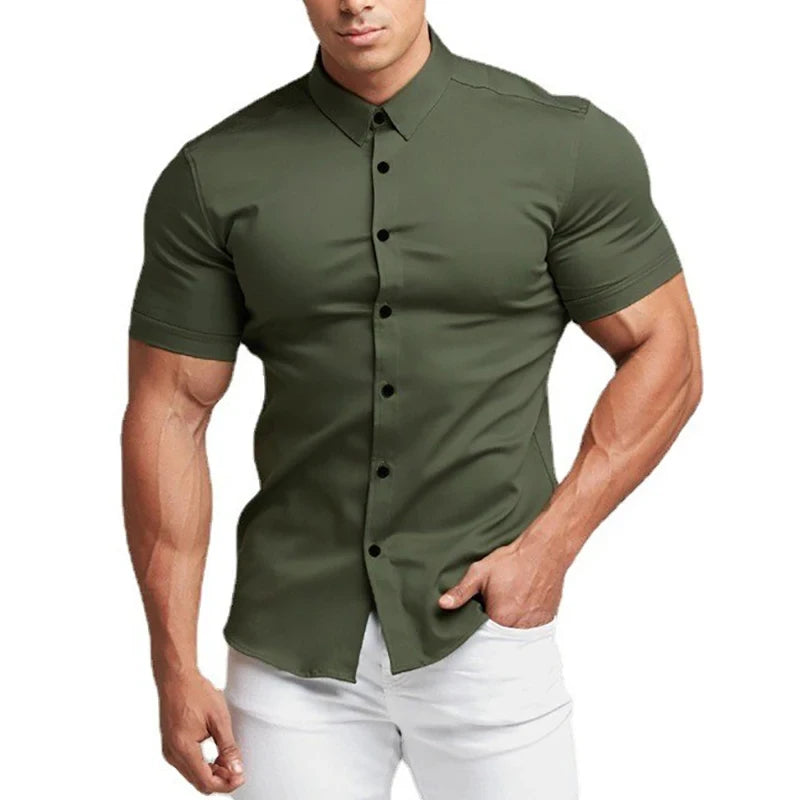 Men's Casual Formal Single-breasted Shirt