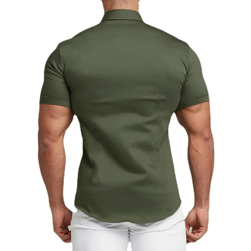Men's Casual Formal Single-breasted Shirt