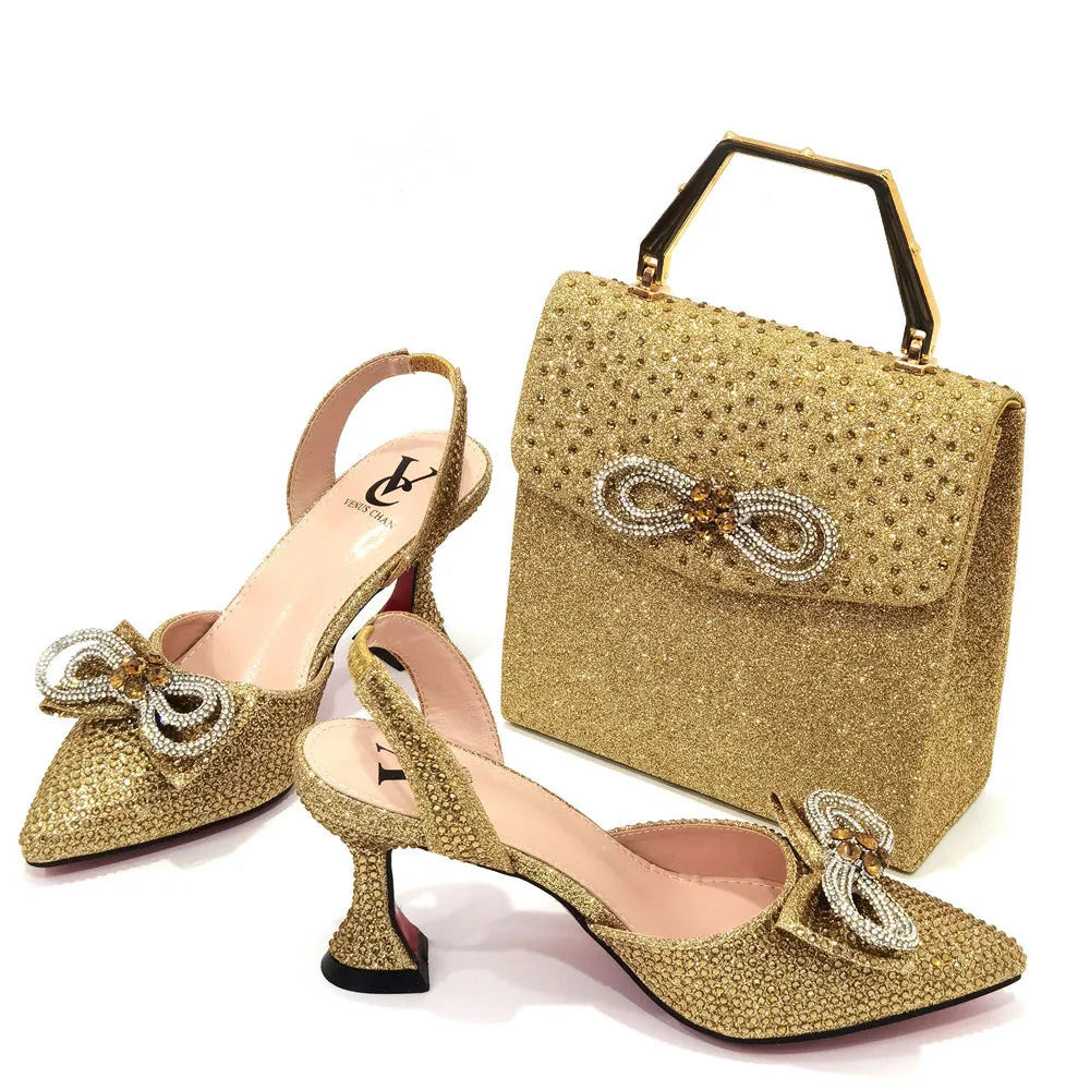 Party High Heels Pointed Toe Stiletto Heels Silver Women's Shoes And Bags