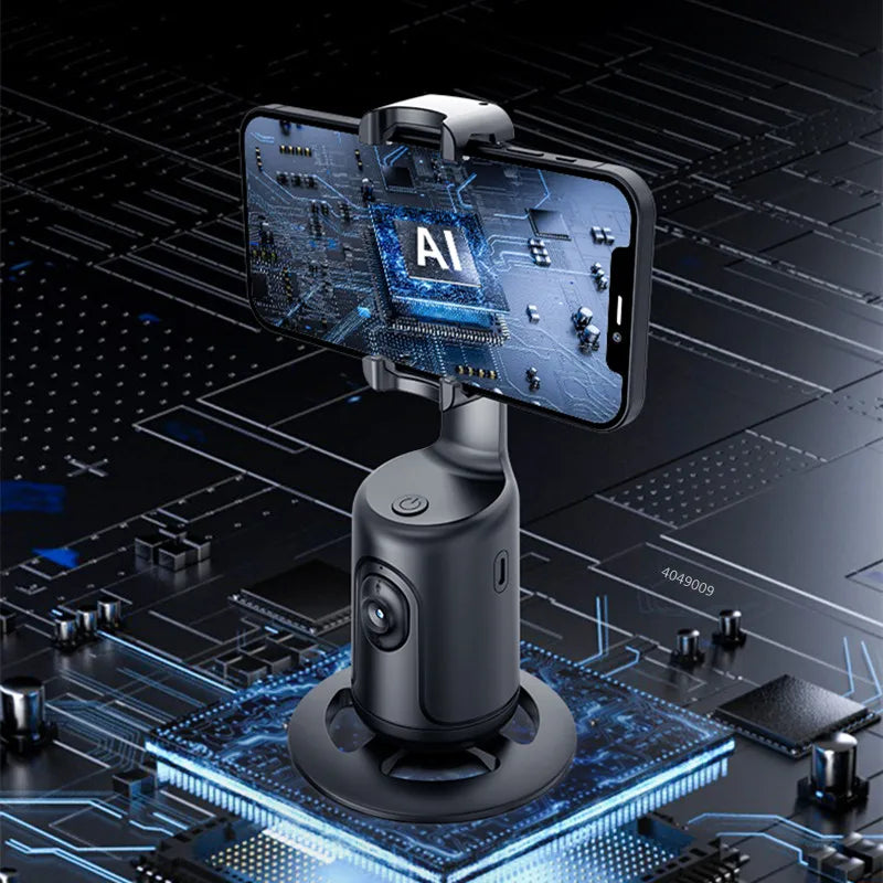 New Smart shooting selfie stick 360-degree follow-up Tracking gimbal stabilizer