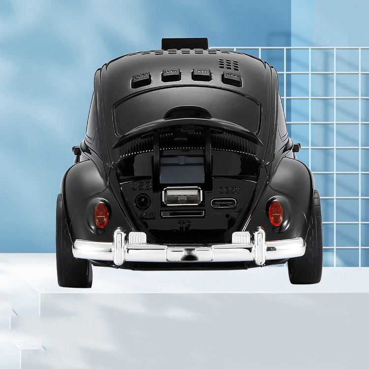 Small Car Speaker With Lights 3D Surround Music Player For Playback