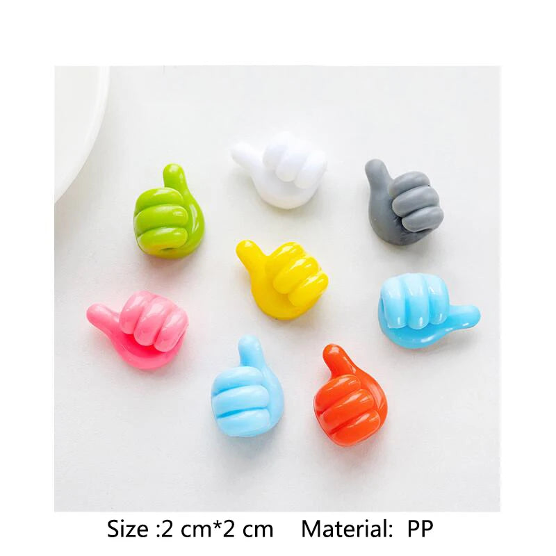 Thumb Mini Cable Organizer Silicone USB Cable Management Clips