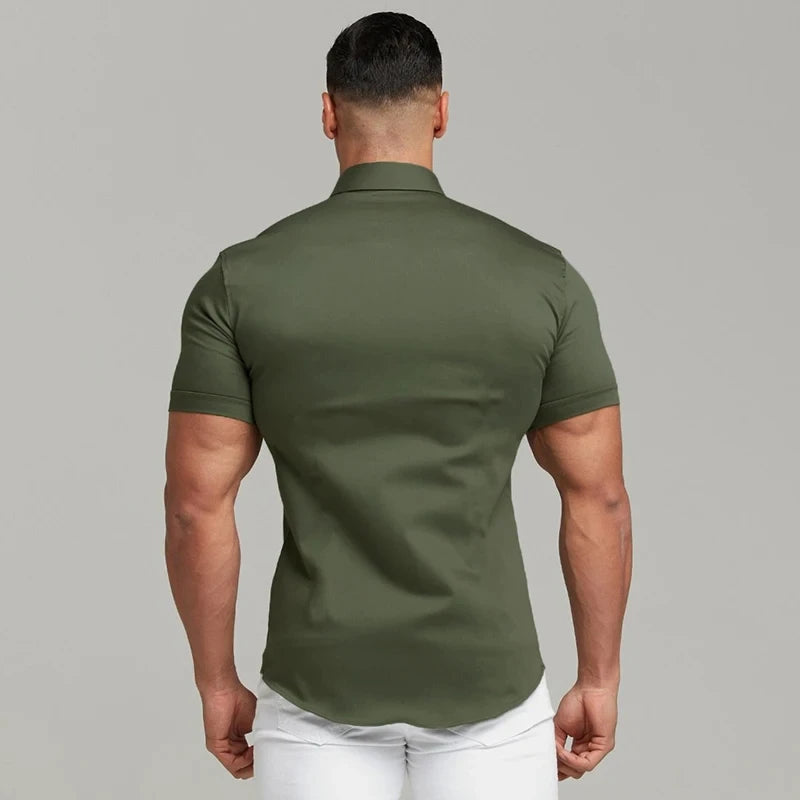 Men's Casual Formal Single-breasted Shirt