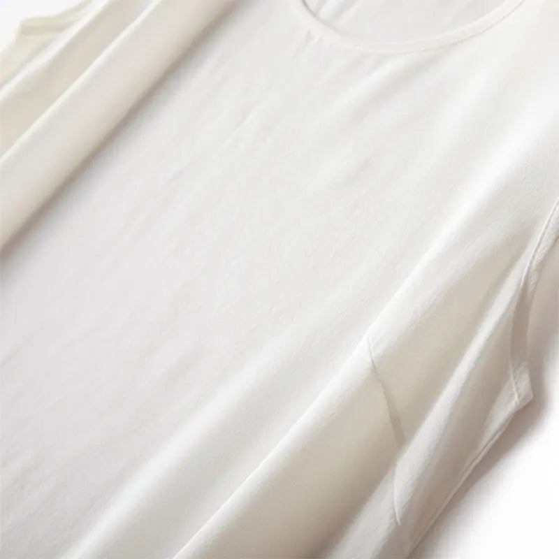 Women Slip Mulberry Silk Crepe Solid Colors Summer Sleeveless A-line Tank Dress