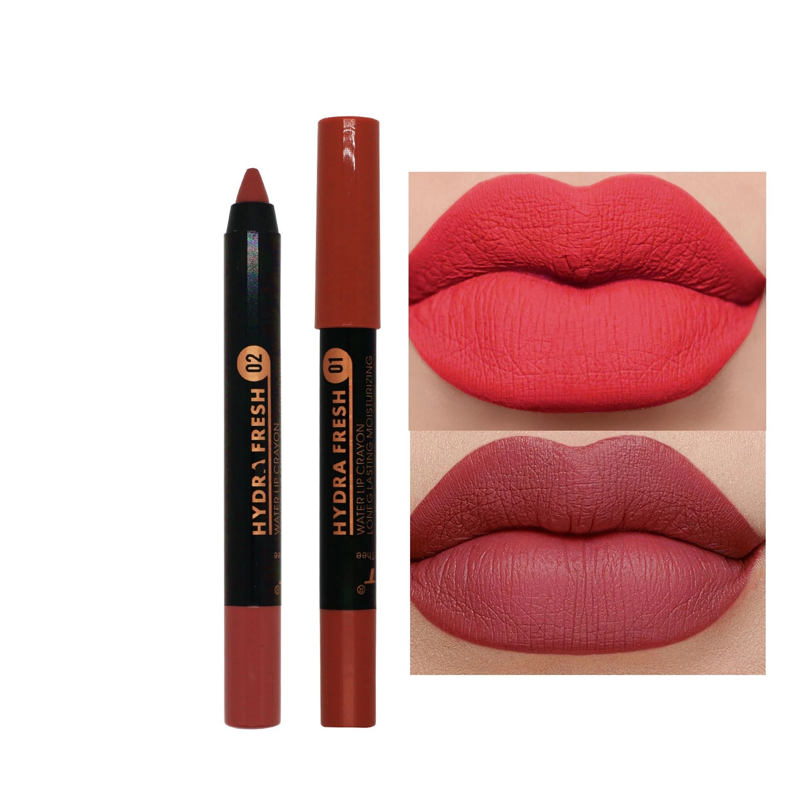 Matte Velvet Lipstick Pencil Waterproof Long Lasting Red Lip Sticks