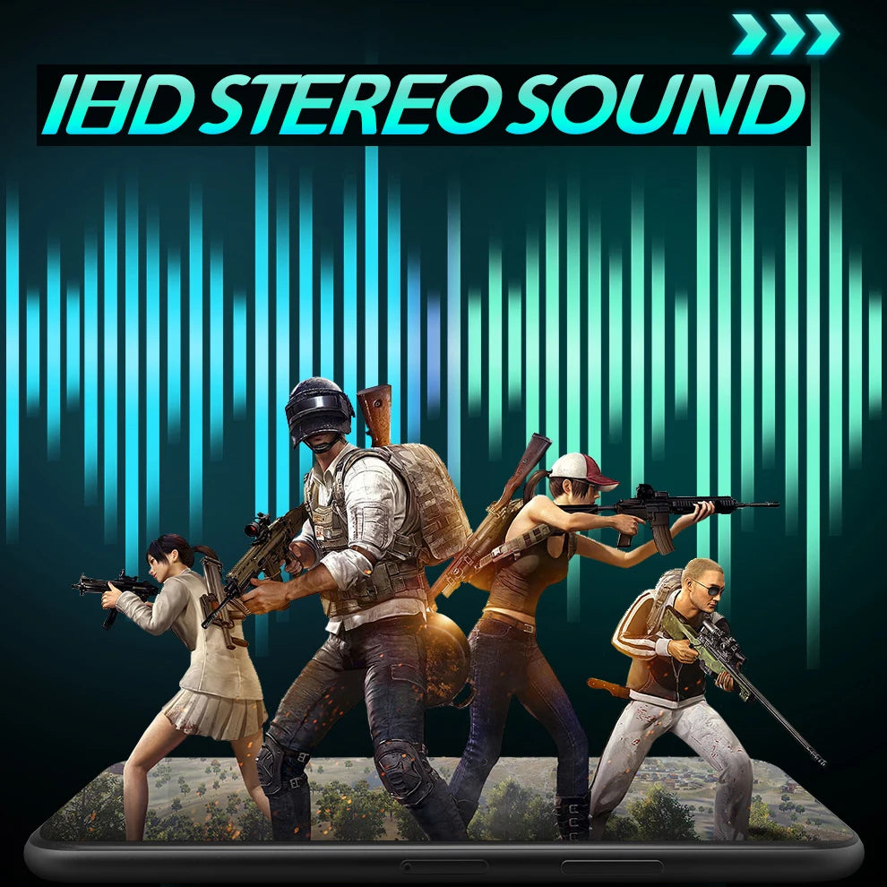 Headphones Bluetooth 5.3 Earphone Noise Cancelling Sports Stereo TWS Wireless Headsets