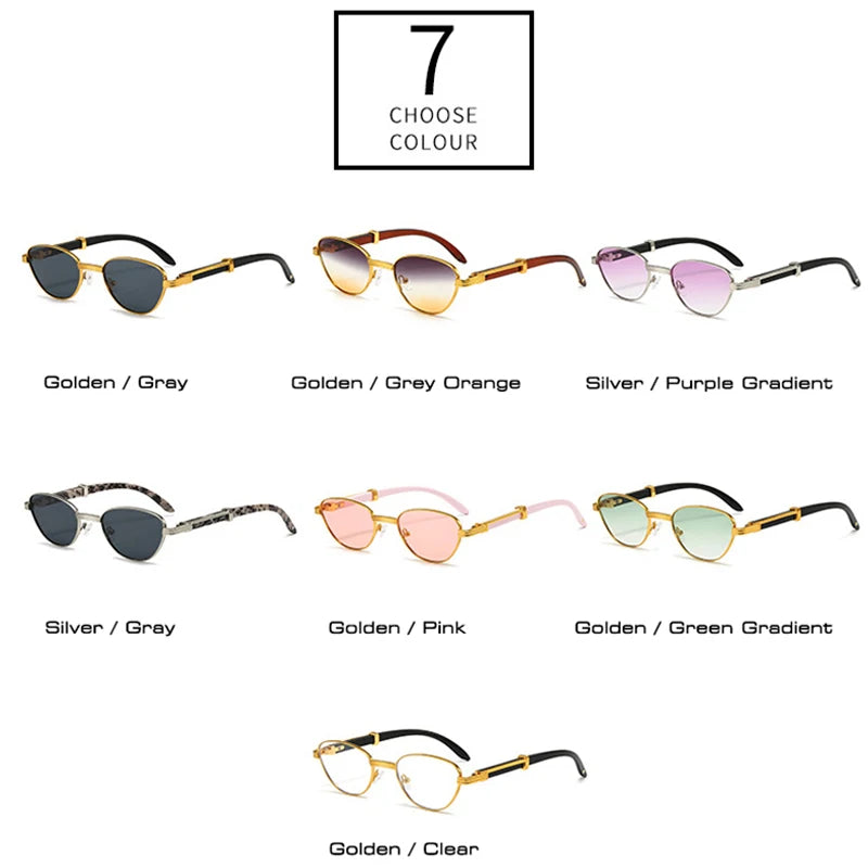 Women Luxury Sunglasses Fashion Brand Designer Clear Gradient Lens Eyewear