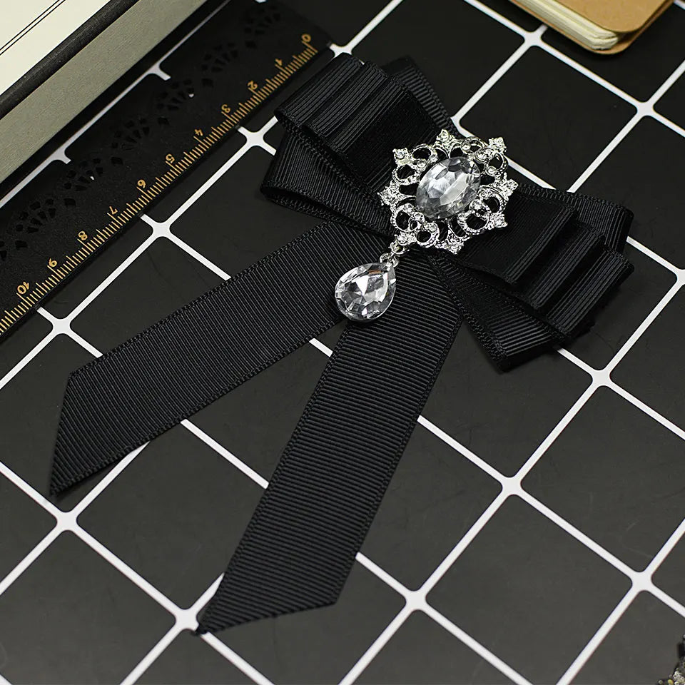 Bow Brooch Collar Pins And Brooches Blouse Women's Clothing Accessories