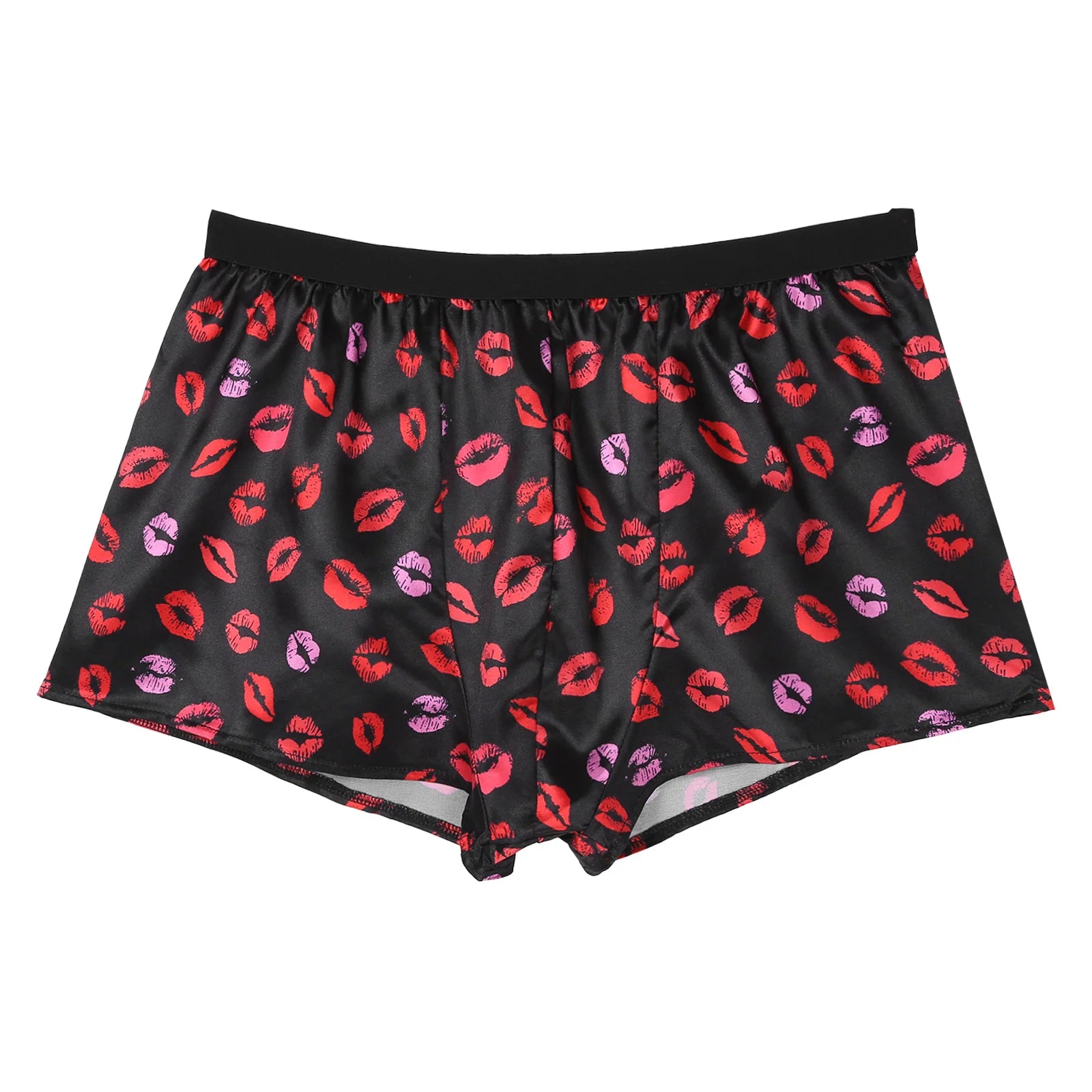 Shiny Satin Funny Boxer Shorts Mens Shorts Lightweight Panties Boxer Short for Lingerie Nightwear Japanese Man Underwear