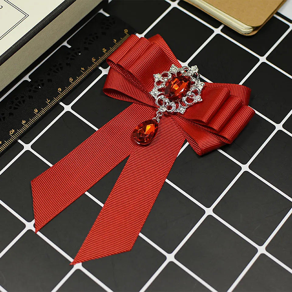 Bow Brooch Collar Pins And Brooches Blouse Women's Clothing Accessories