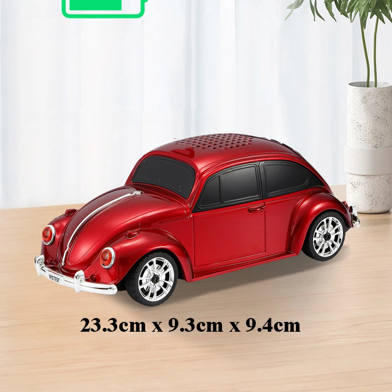Small Car Speaker With Lights 3D Surround Music Player For Playback