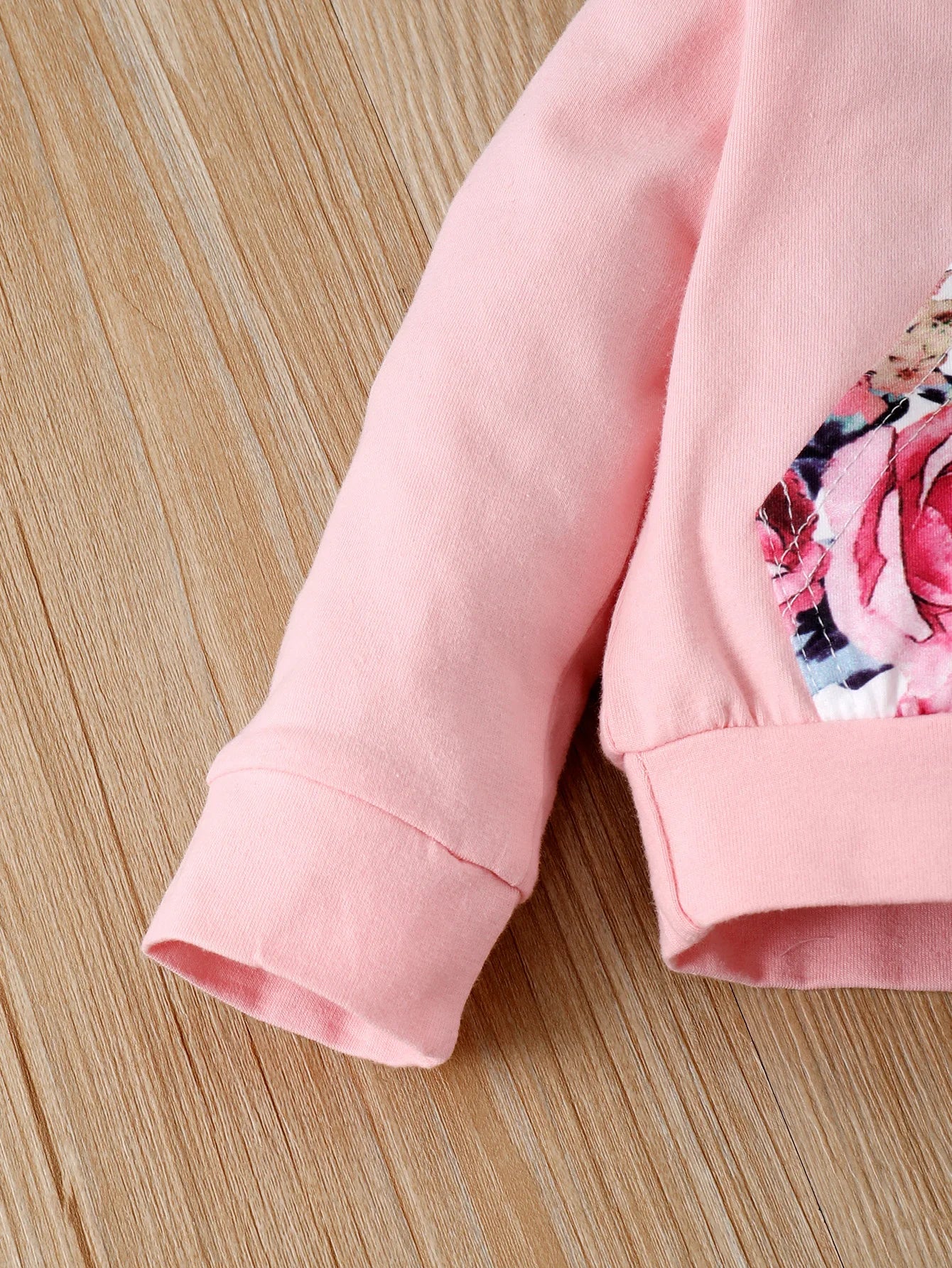 Months Newborn Baby Girl Floral Clothes Set Hooded Printed Top + Pant