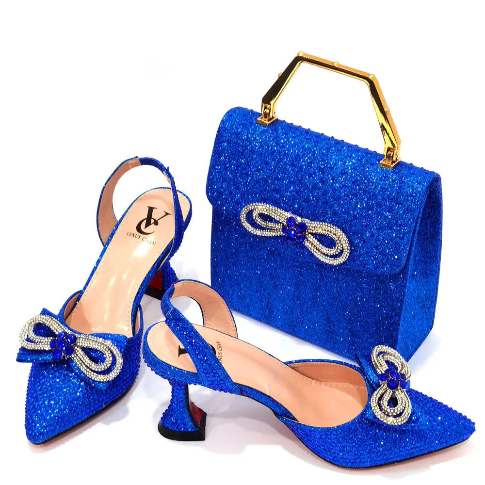 Party High Heels Pointed Toe Stiletto Heels Silver Women's Shoes And Bags