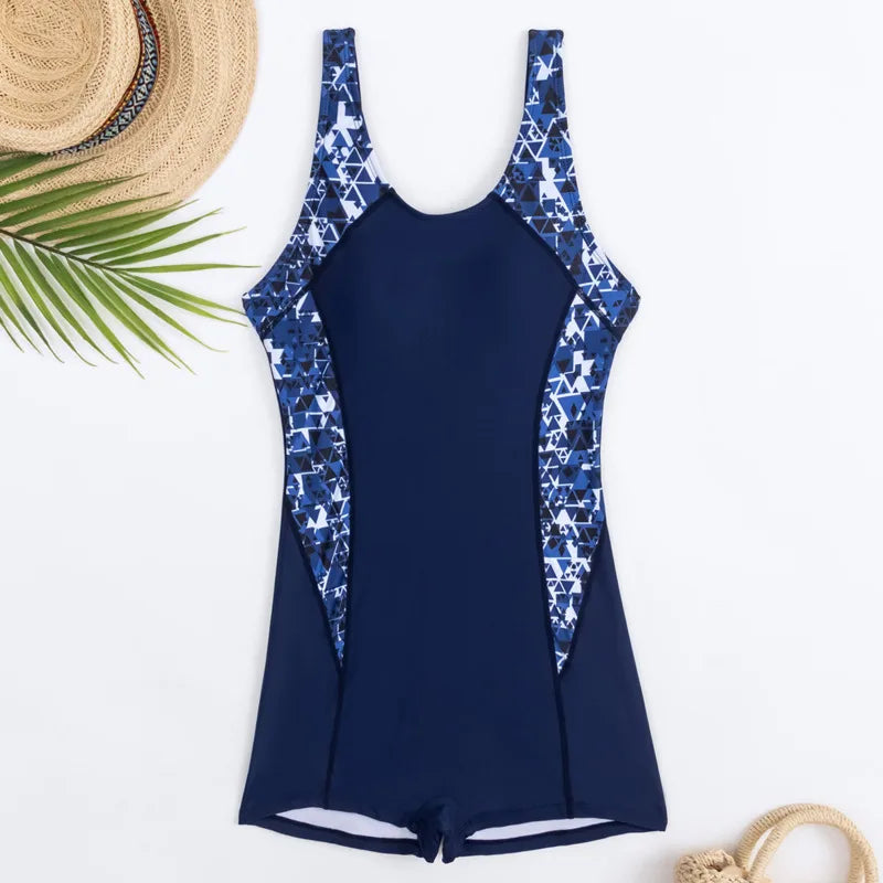 Summer One Piece Swimsuits Closed Women's Swimwear Sports For Swimming