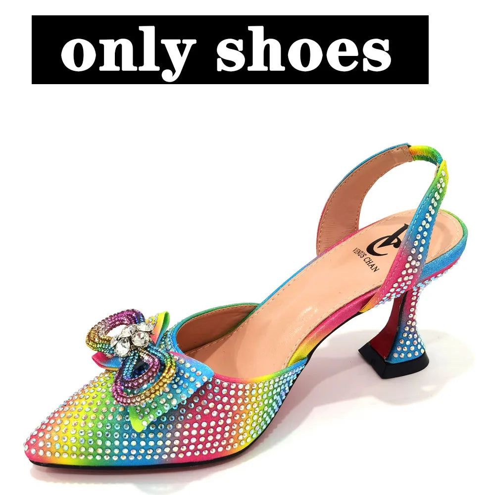 Party High Heels Pointed Toe Stiletto Heels Silver Women's Shoes And Bags