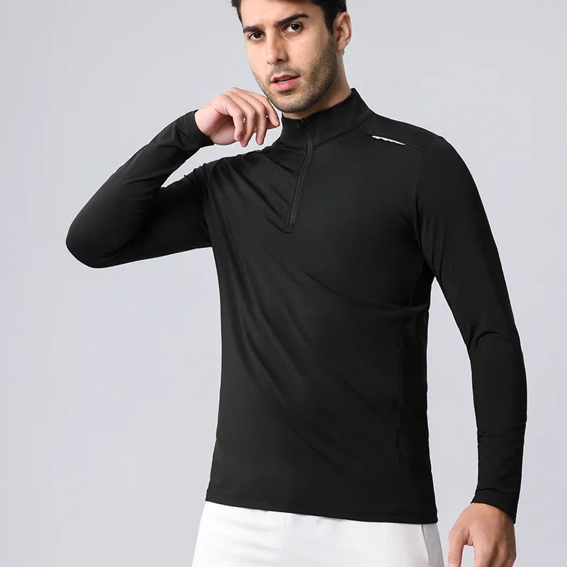 Men's Long Sleeves T-shirt Gym Yoga Top Fitness Wear Jerseys