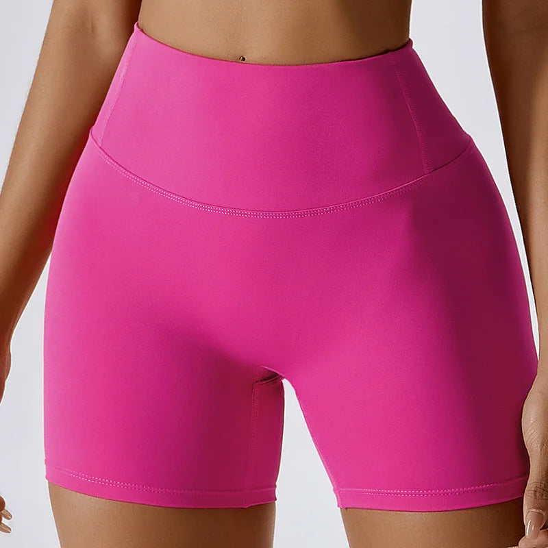 High Waist Workout Shorts Gym Wear Woman Fitness Outfits Yoga Pants