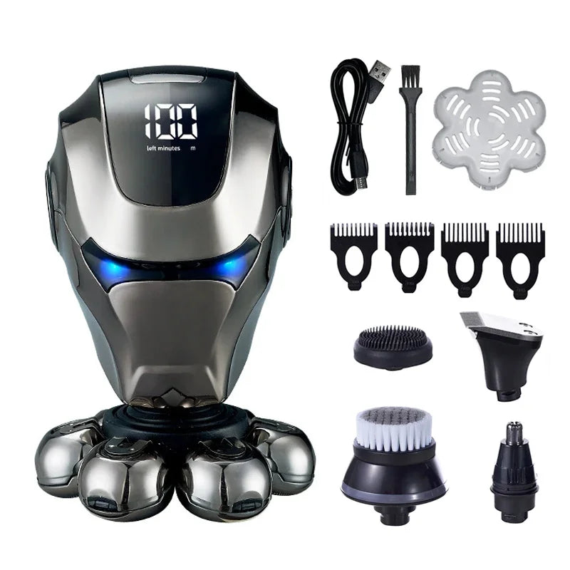 Electric Shaver For Men Bald Head Hair Clipper Nose Trimmer