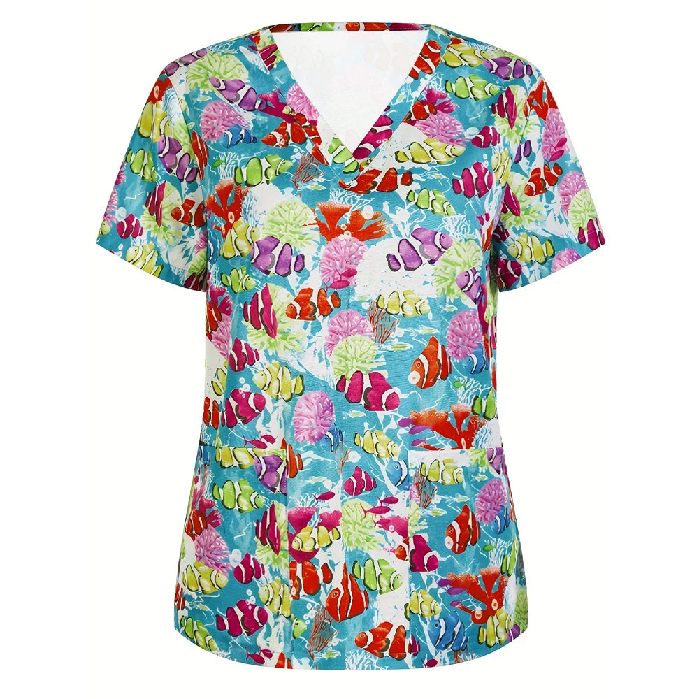 Women's T-Shirts Medical Nursing Uniform