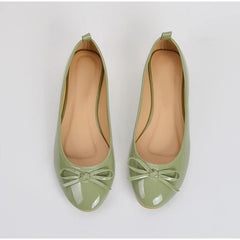 Women's Casual Patent Leather Korean Shoes