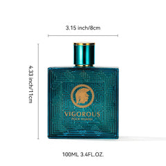 Men's Perfume Eros EDP, Fougère Notes Men's Colognes Vanilla, Green Leaves, Fresh & Spicy Fragrance Spray